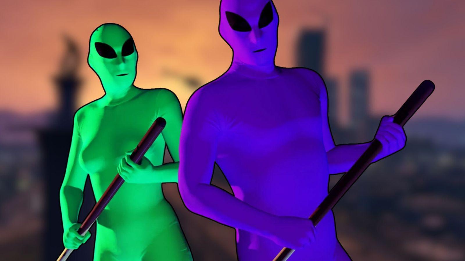 Aliens were meant to play a bigger role in GTA V.