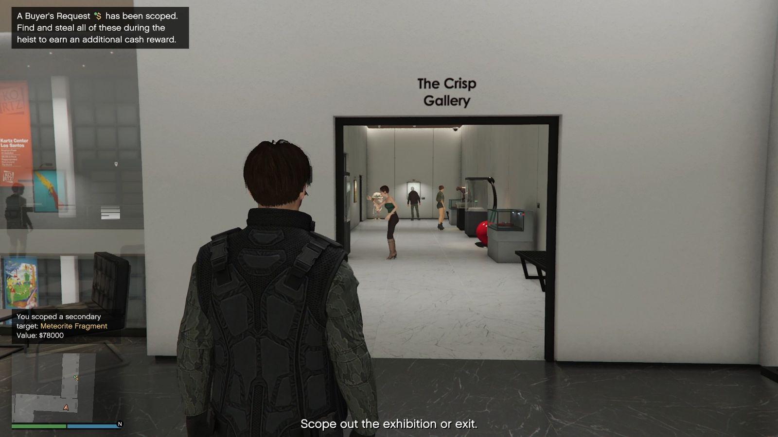 The Crisp Gallery on the upper floor of the exhibition room.