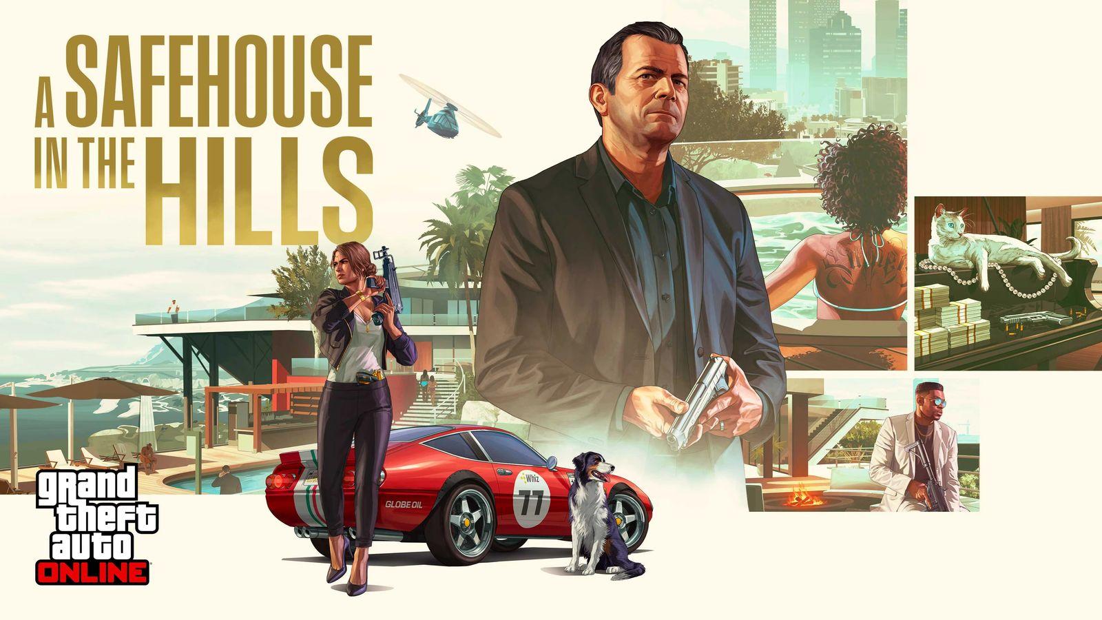 The official artwork for the Safehouse in the Hills DLC.