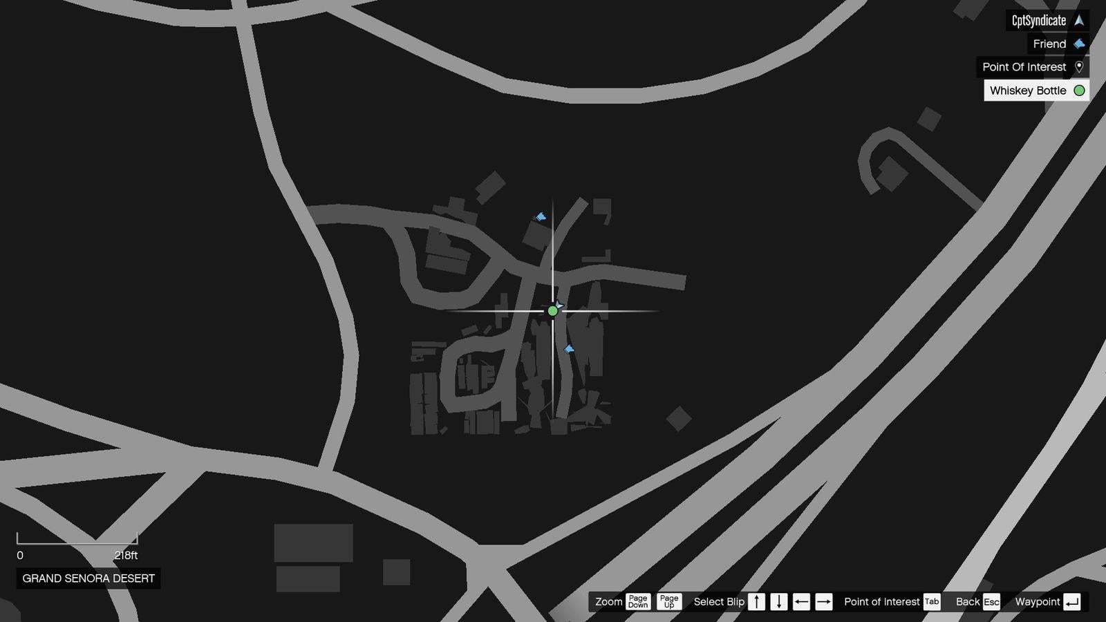 Daredevil - Tail clue location on the map.