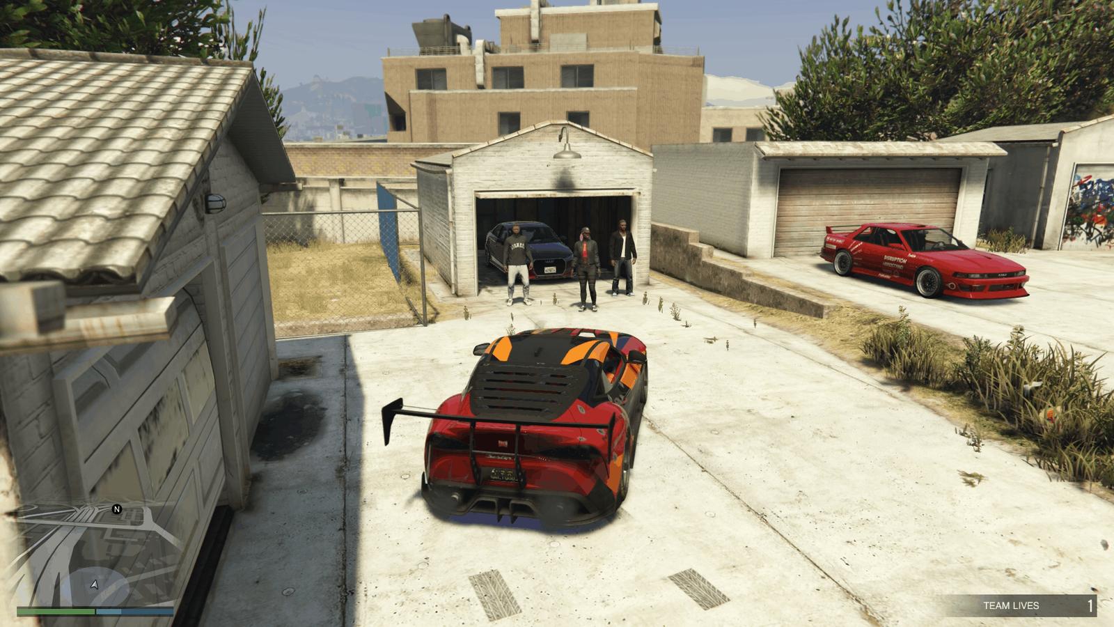 Dropping Lil Dee off at the drop-off
