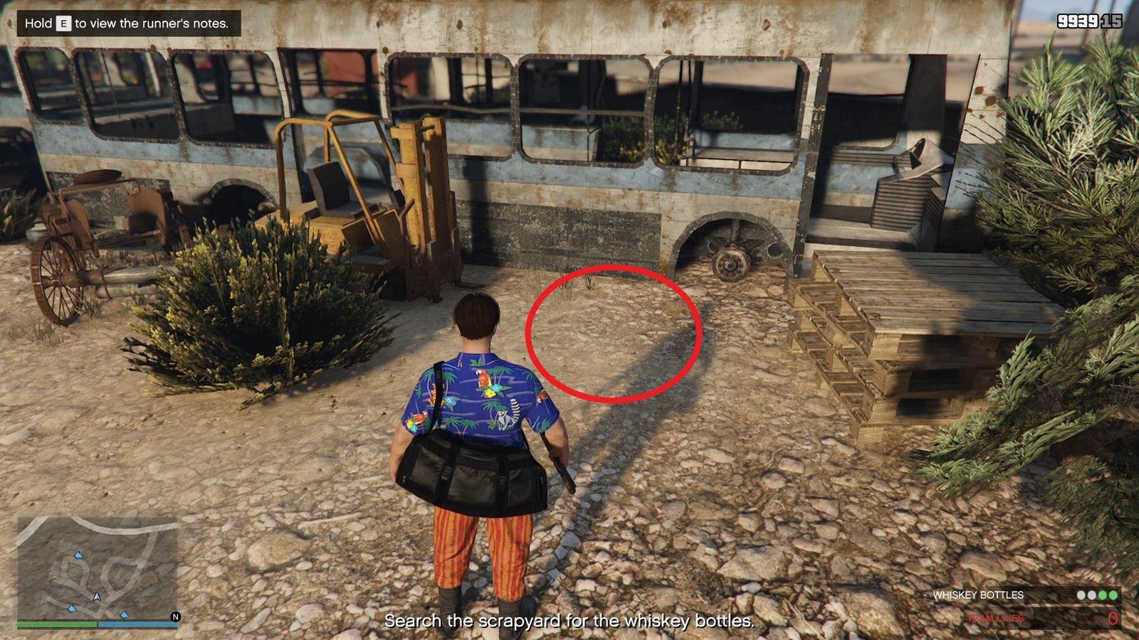 Fork clue whiskey location.