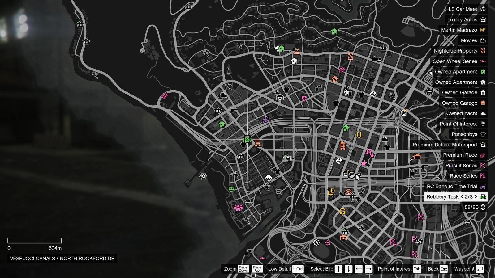 You can identify these tasks called 'Robbery Tasks' on the map, represented by a green duffle bag.