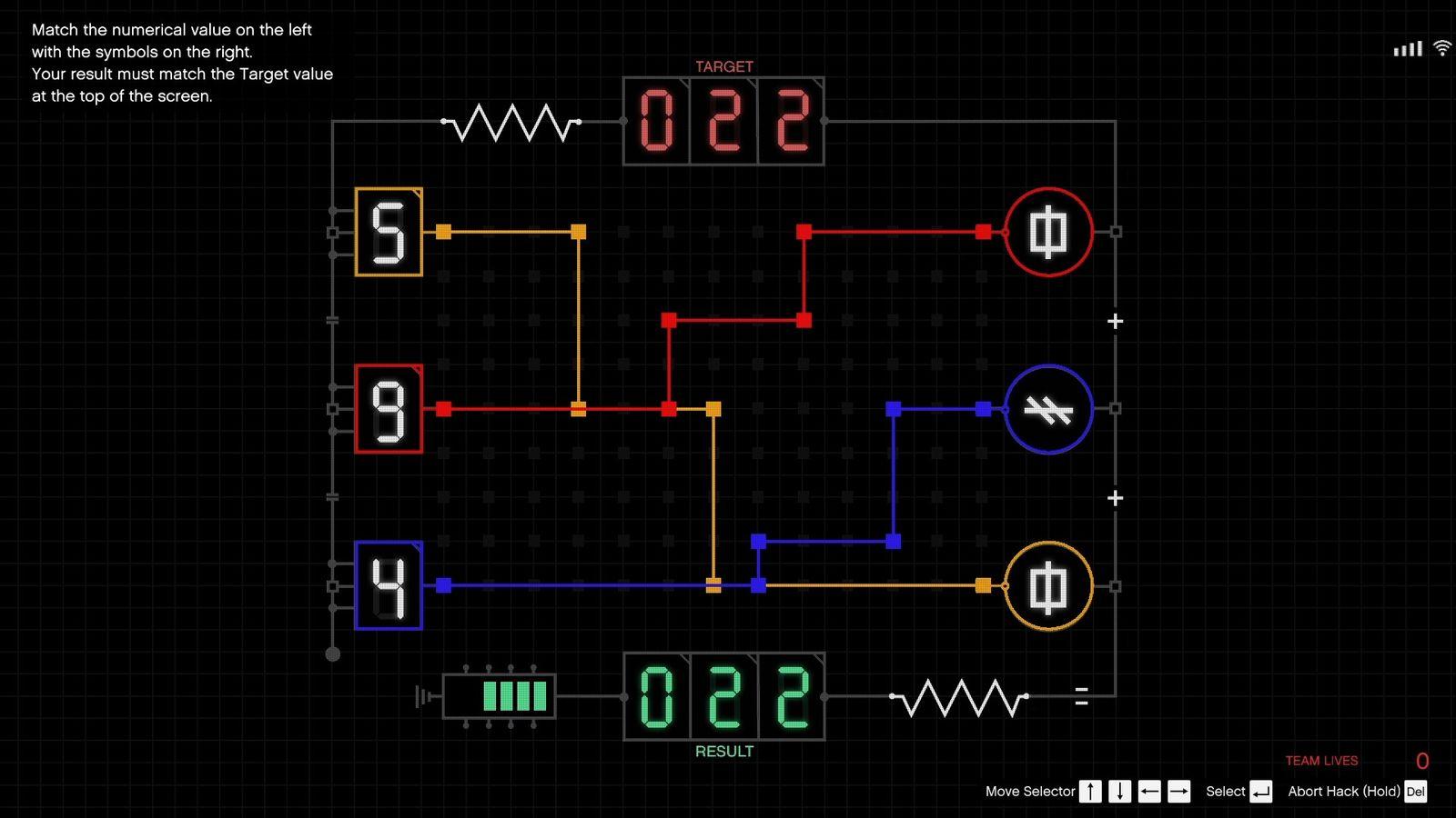 Solved interface. 5 multiplied by 1 is 5, 9 multiplied by 1 is 9, and 4 multiplied by 2 is 8, which brings the total to 22.