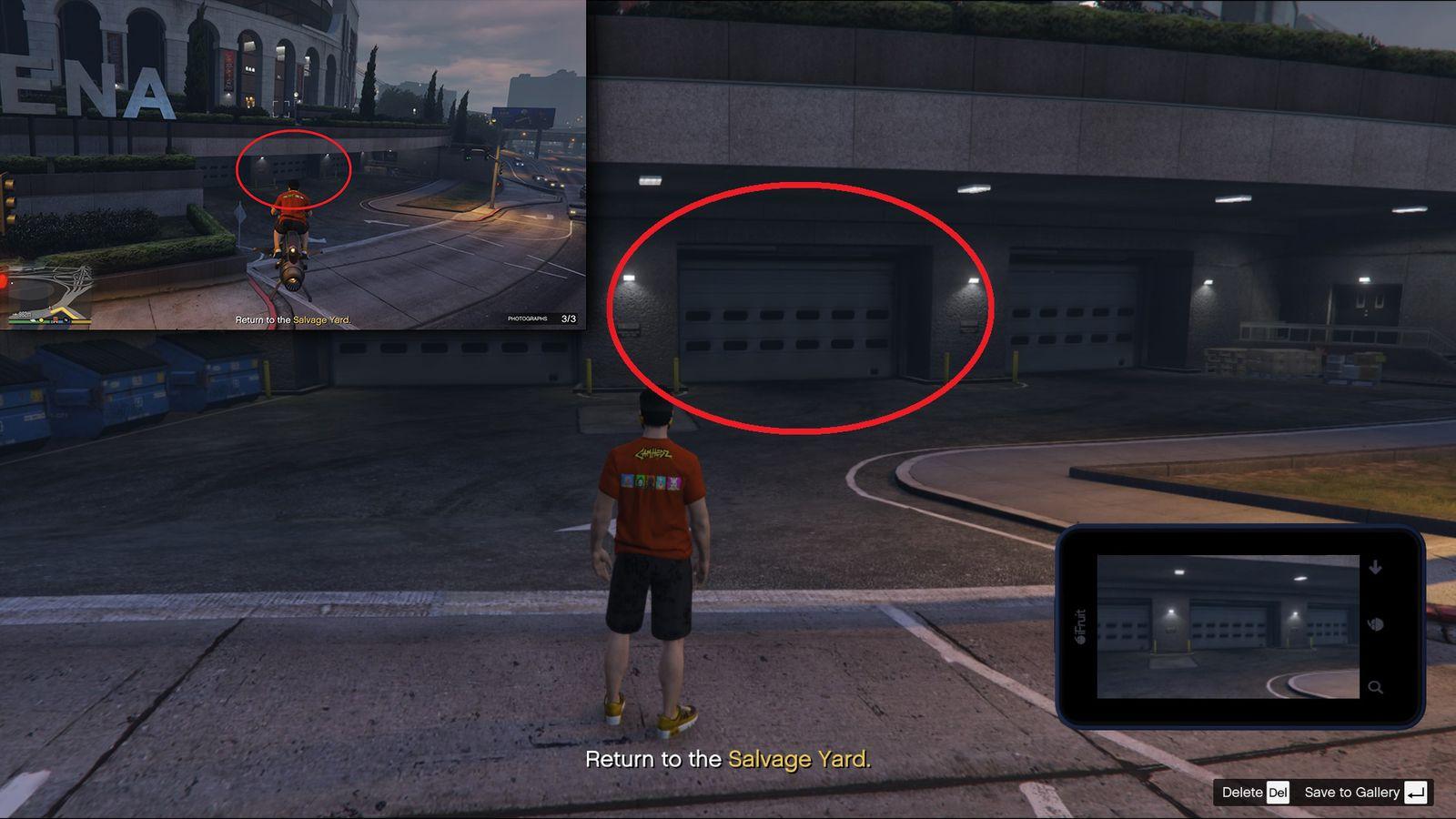 Rear exit point of interest.