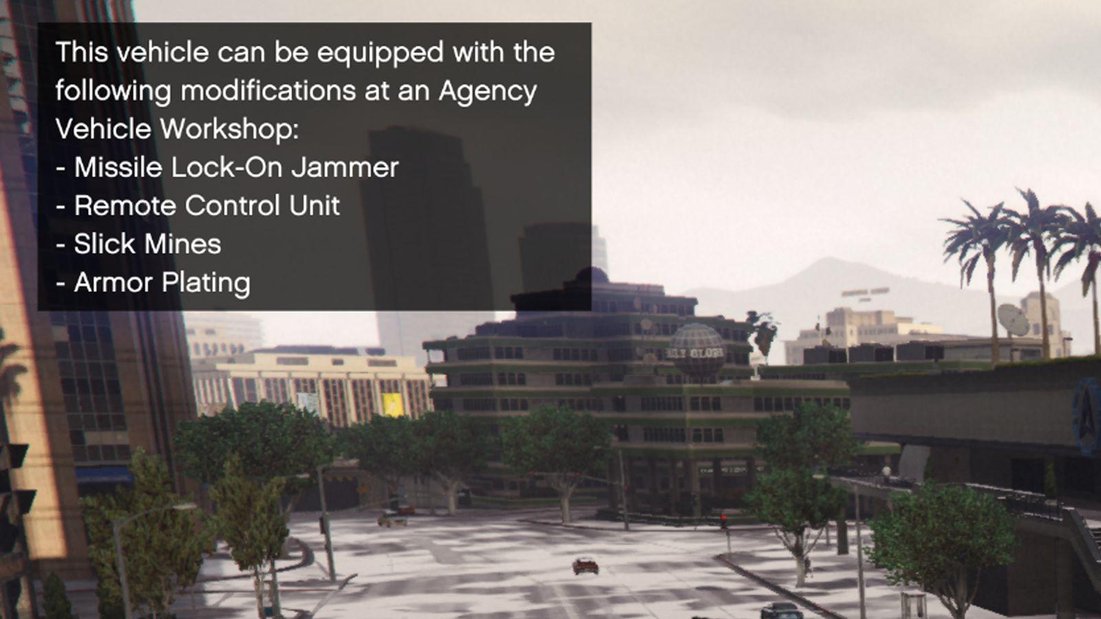 When you enter a vehicle capable of equipping Imani Tech, you get this message at the top-left corner of your screen.