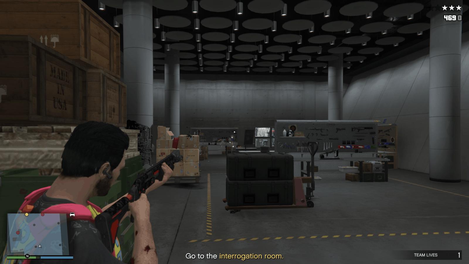 Moving forward while taking out the enemy NPCs