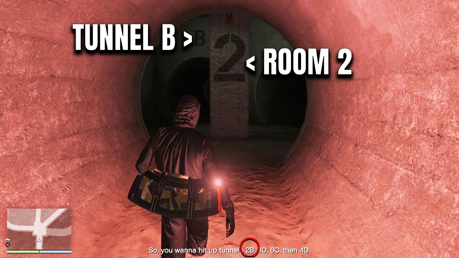 If a room number is not painted on a pillar, check the surrounding walls.