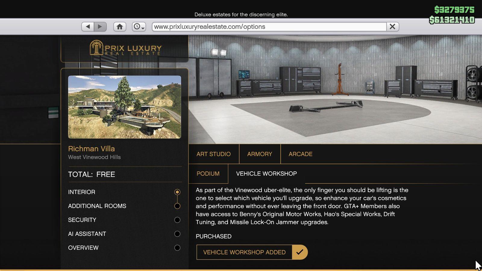 The Mansion Vehicle Workshop improves the Manchez and Armored Caracara used during the finale.