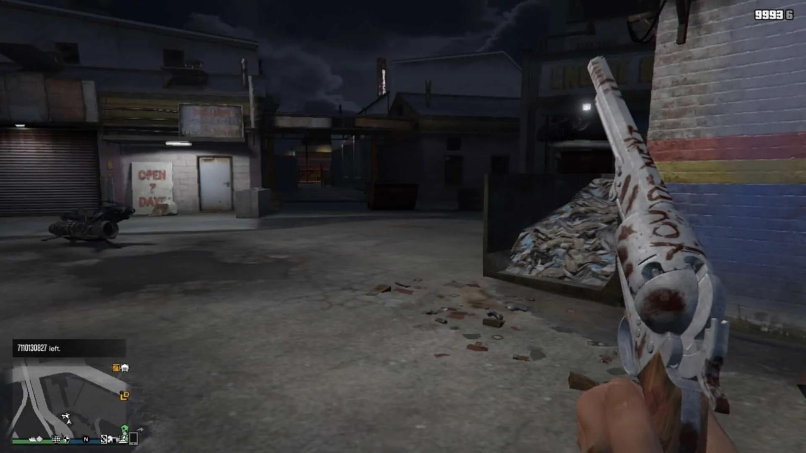 Navy Revolver in First Person View