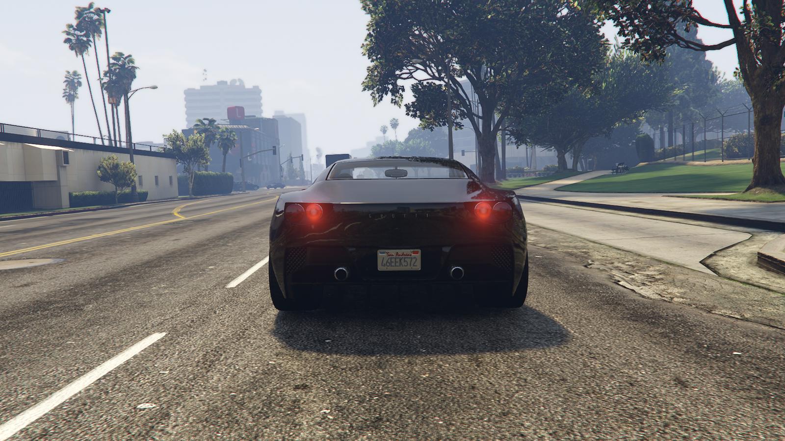 Rear end of Grotti Carbonizzare.
