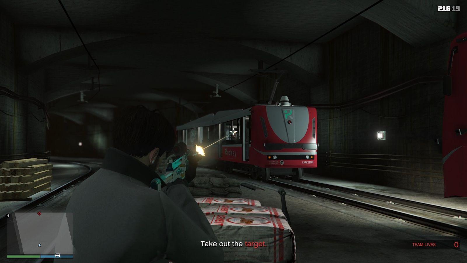 Use a cement stack or a stack of wooden planks for cover.