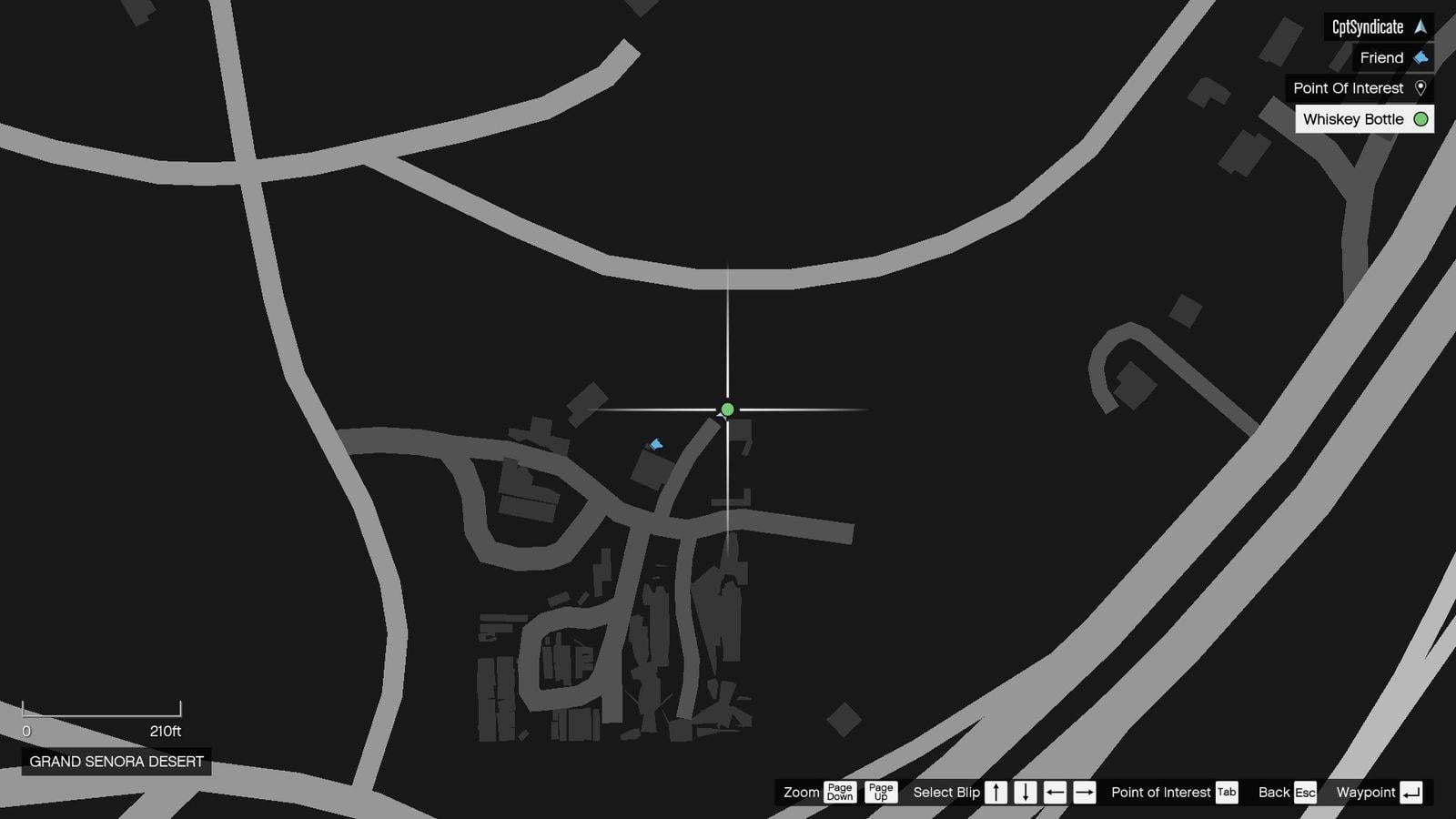 Location of Rubber Pile Clue on the map.