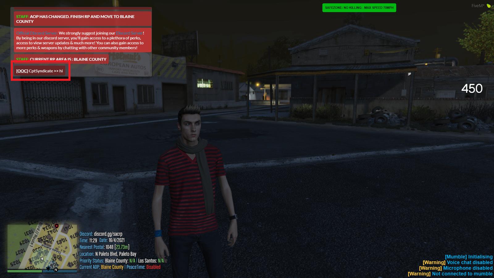 Out Of Character Chat