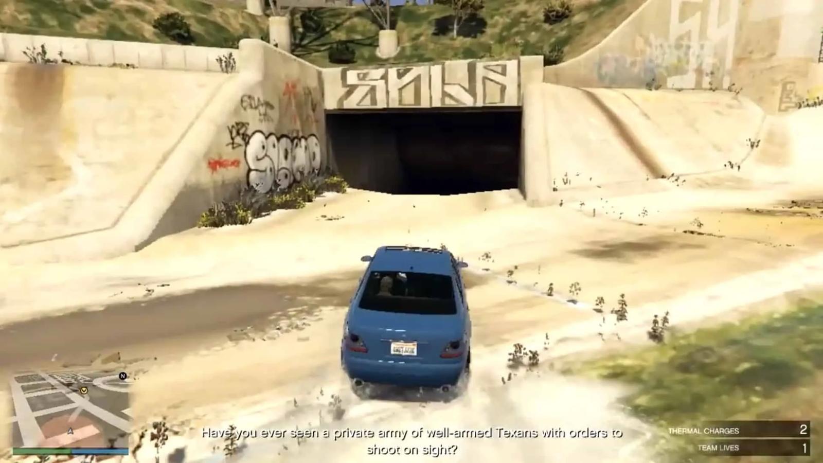 Sewer Tunnel Entrance