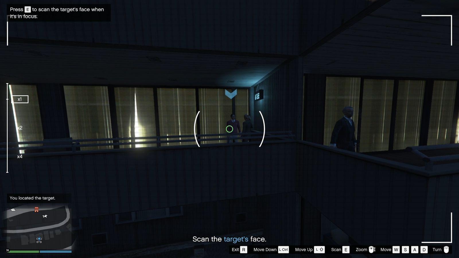 Target located using the surveillance drone.