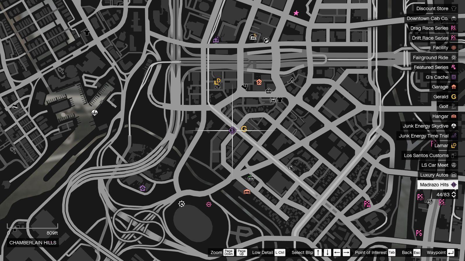 Madrazo Hits map icon.