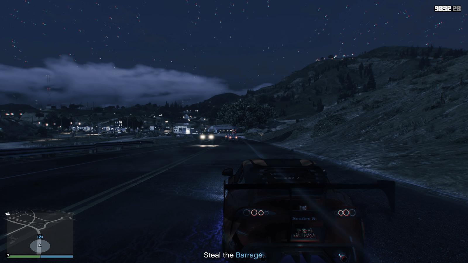 Eliminating the gunner mounted on the barrage