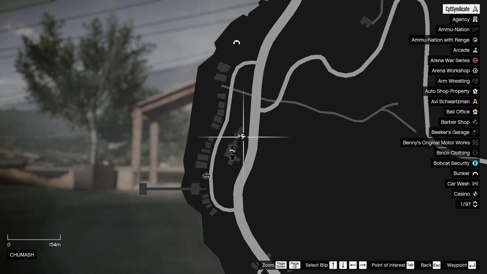 The map shows the location of the golden clover found at the Chumash Plaza entrance gate in Chumash.