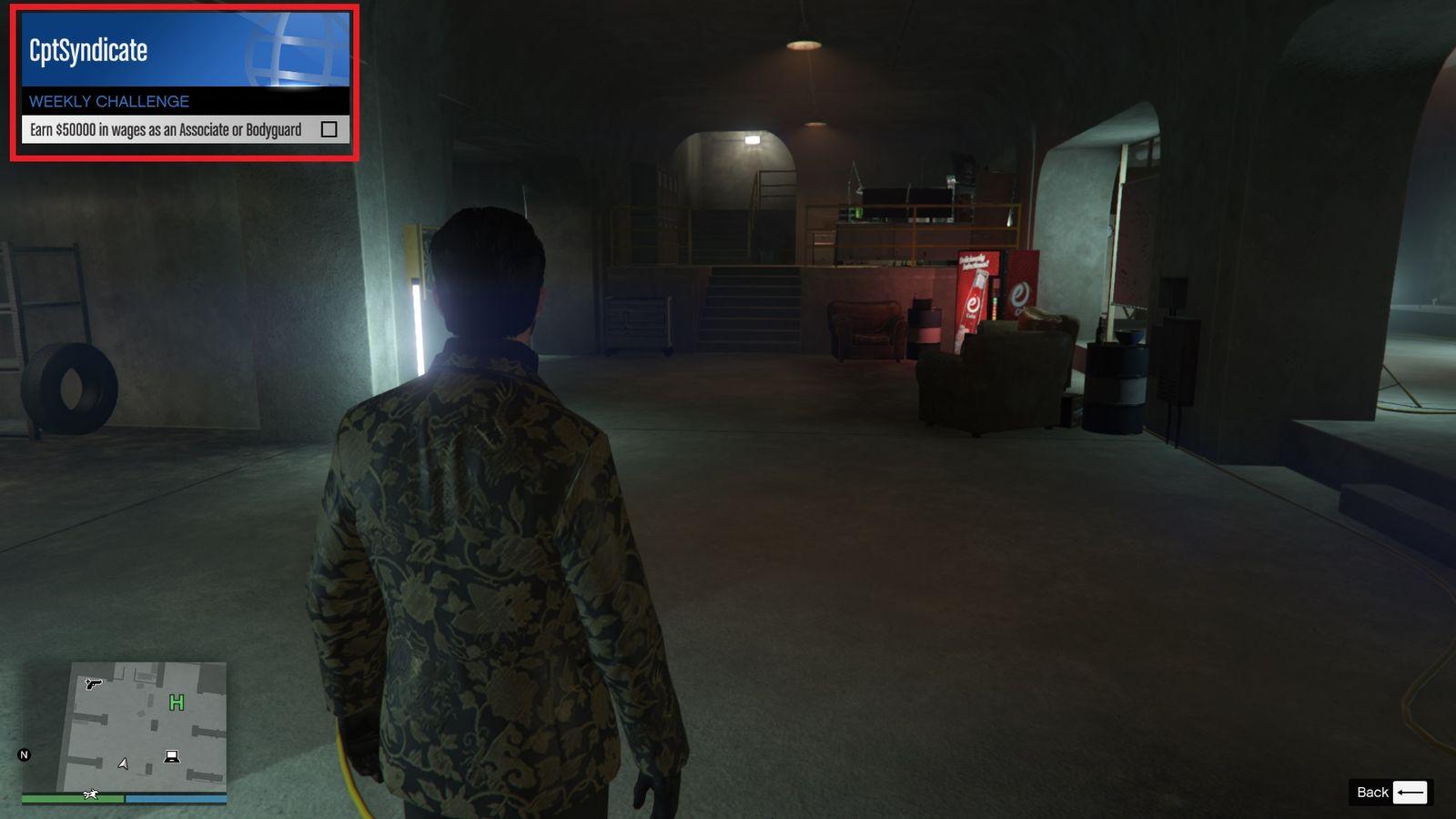 The Weekly Challenge can also be accessed from the interaction menu under the 'Challenges' section.