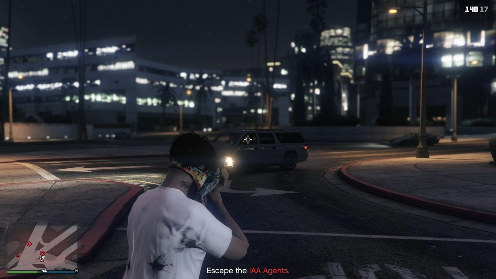 IAA Agents attacking outside the maintenance tunnel.