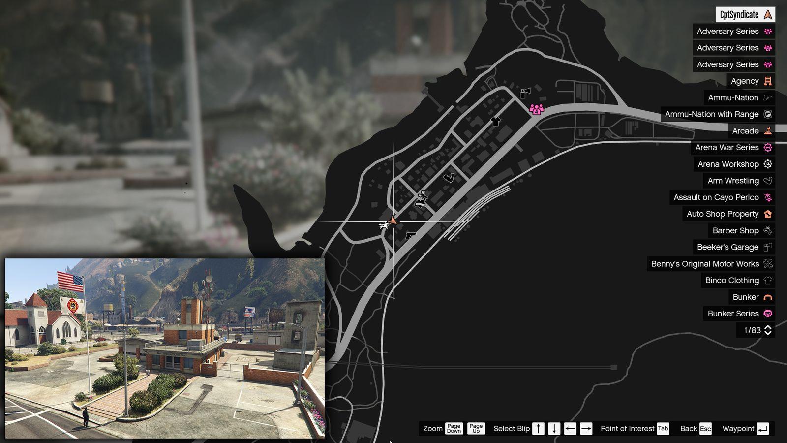 Blaine County Fire Station Location.