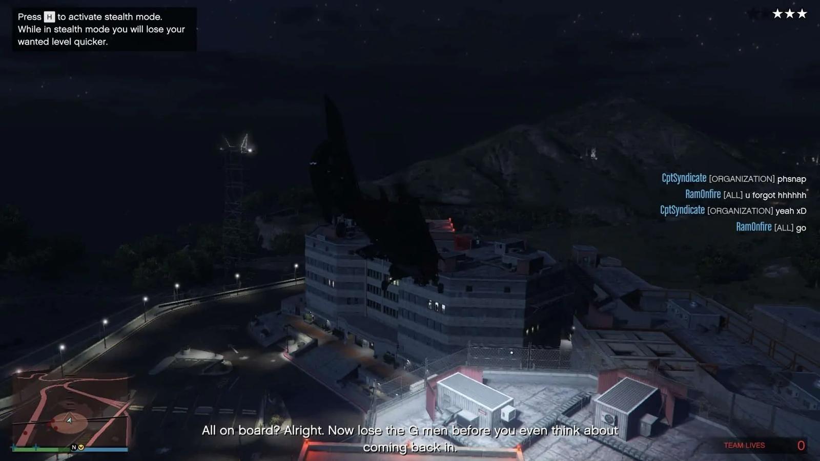 Escaping the N.O.O.S.E HQ in Akula