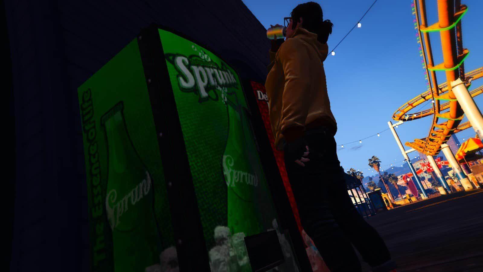Sprunk is easily one of the most iconic video game beverages of all time.