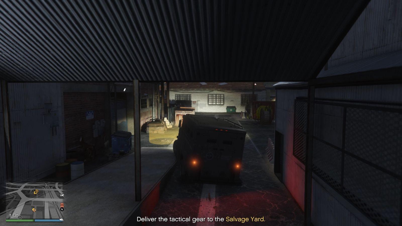 You will have enemies following you, but you can ignore them as the riot van is quite tanky and has good protection.