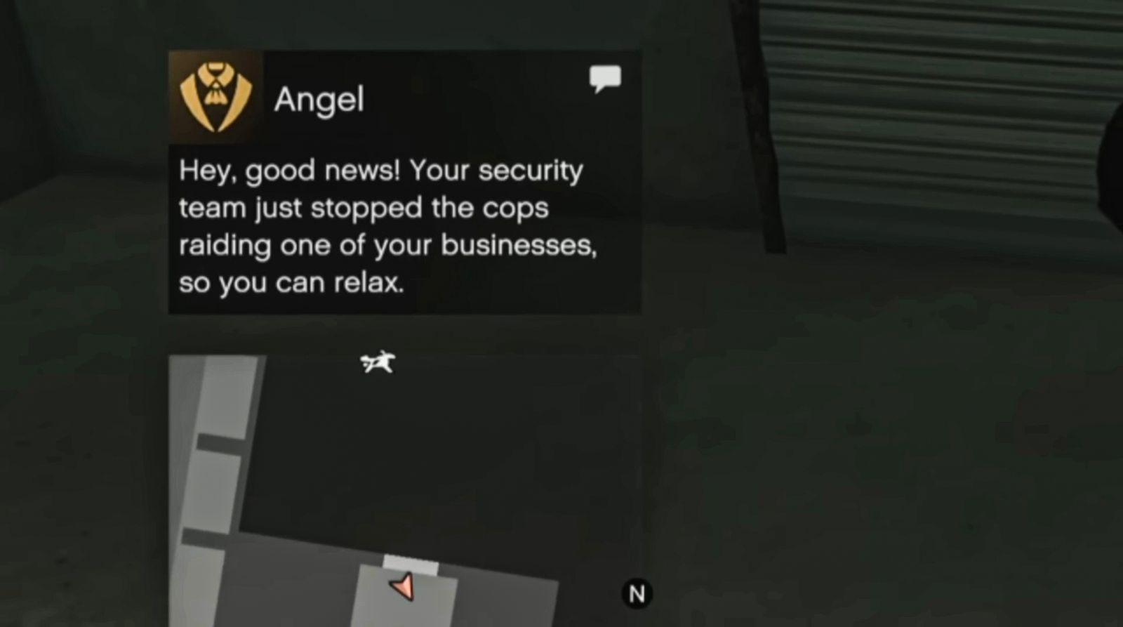 A business raid being prevented, thanks to the Mansion security team.