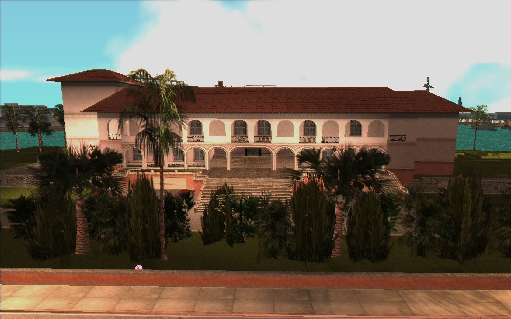 Vercetti Estate as seen in Grand Theft Auto: Vice City.