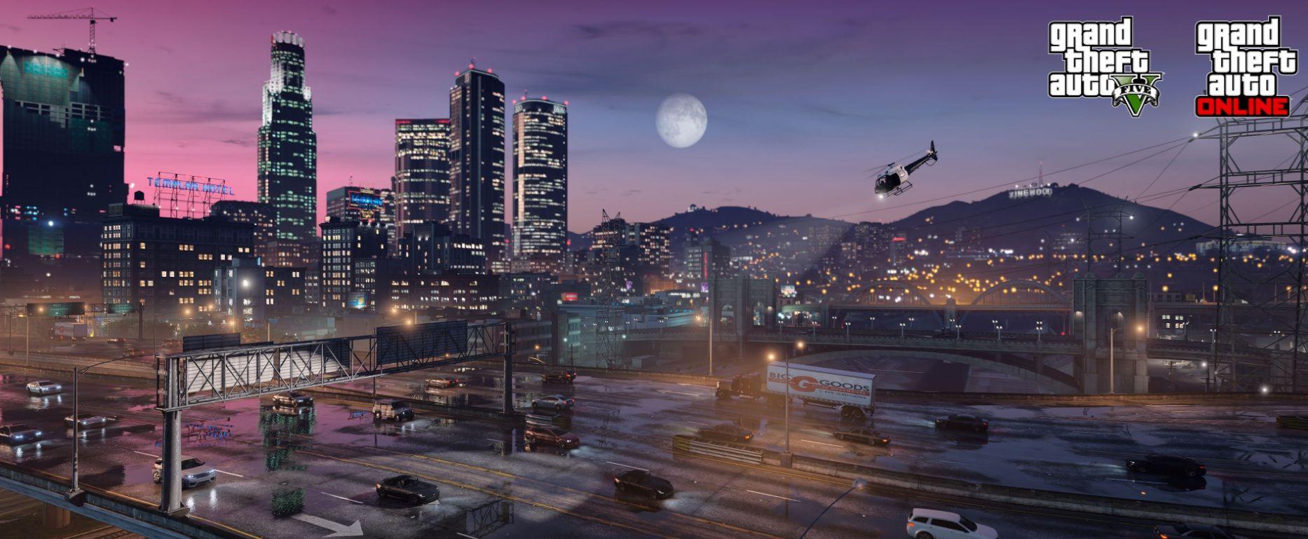 Grand Theft Auto V Enhanced promotional artwork