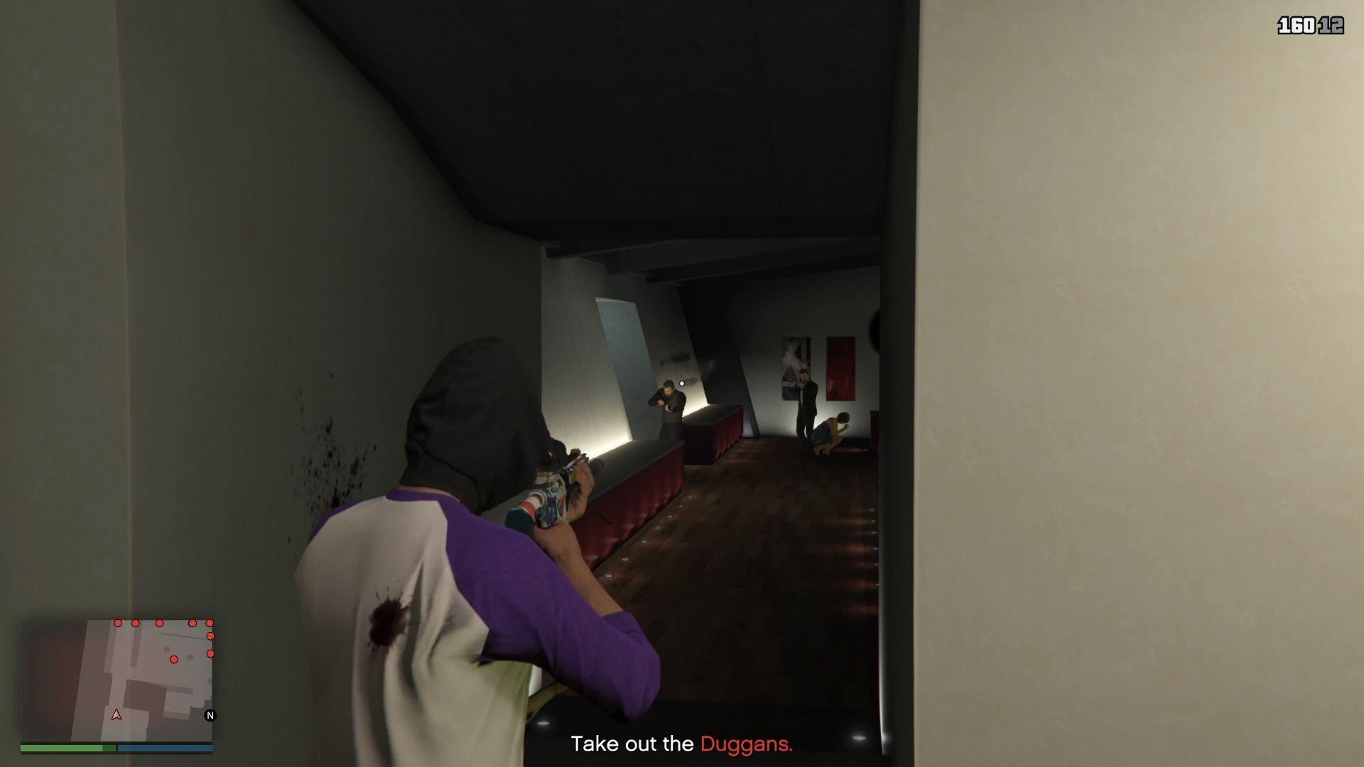 You can't sneak your way across, so you must fight them.