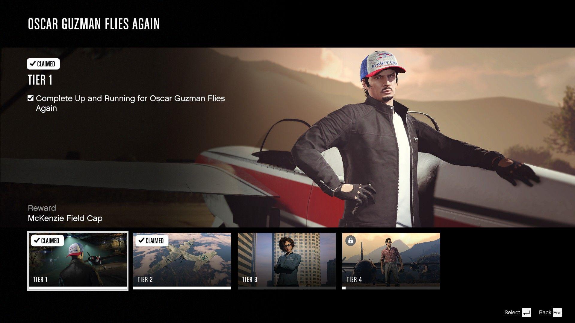 Oscar Guzman Flies Again Tier 1 Career Progress Challenge.