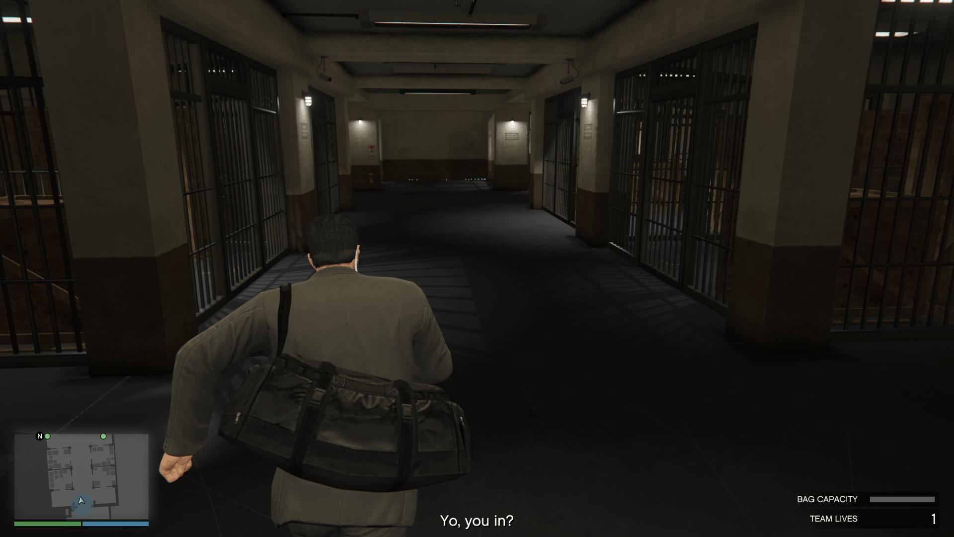 Entered the main vault