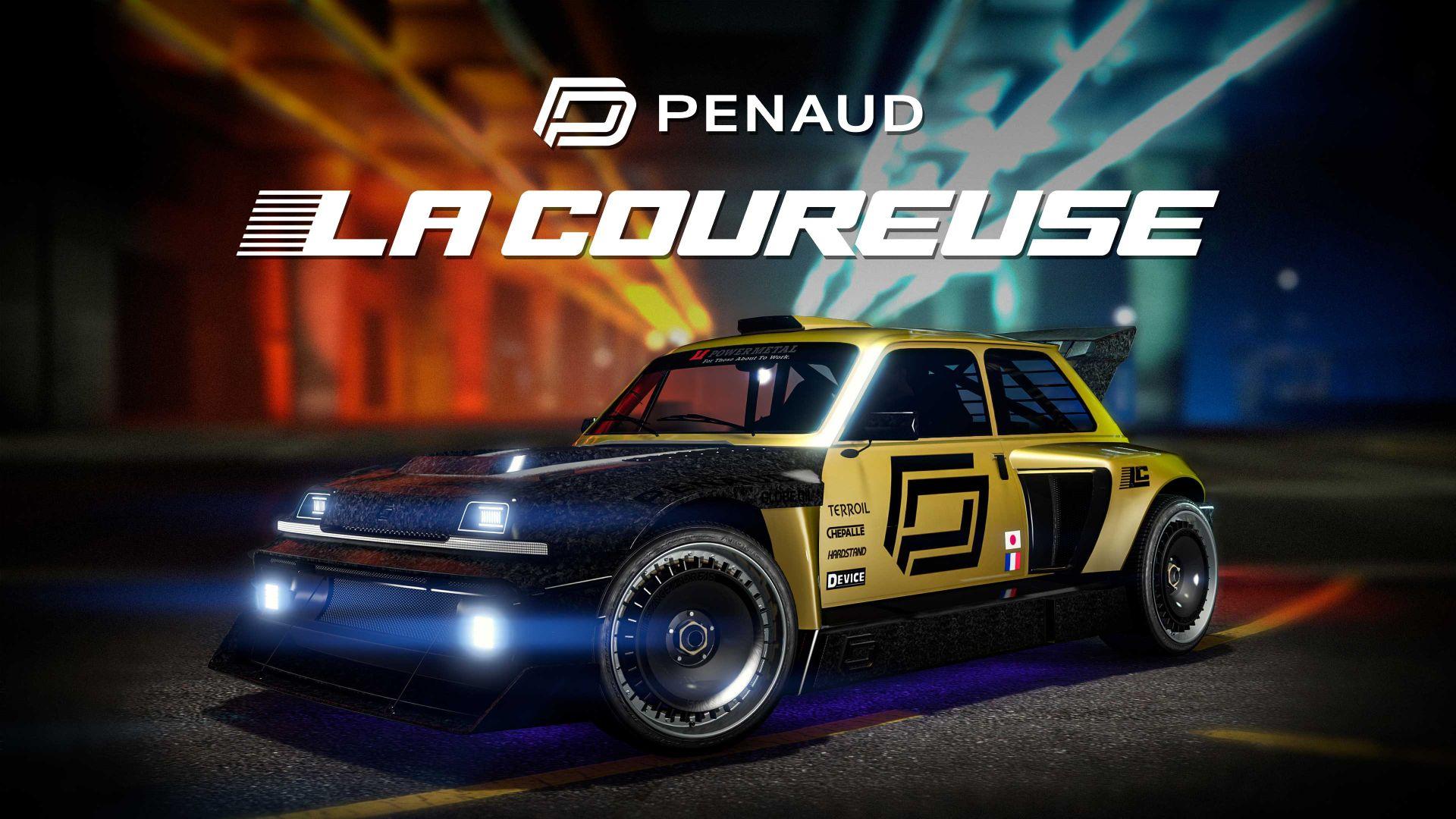GTA Online players can complete this week’s Weekly Challenge to claim the Penaud La Coureuse for free.