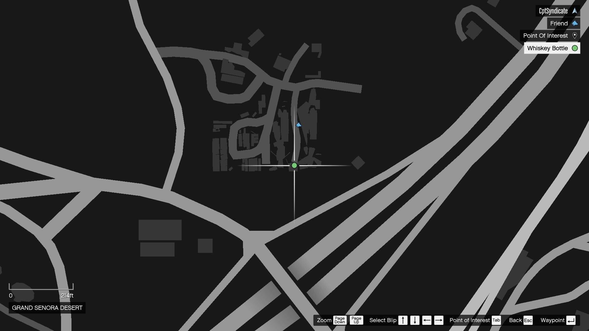 Location of Hot Rod on the map.