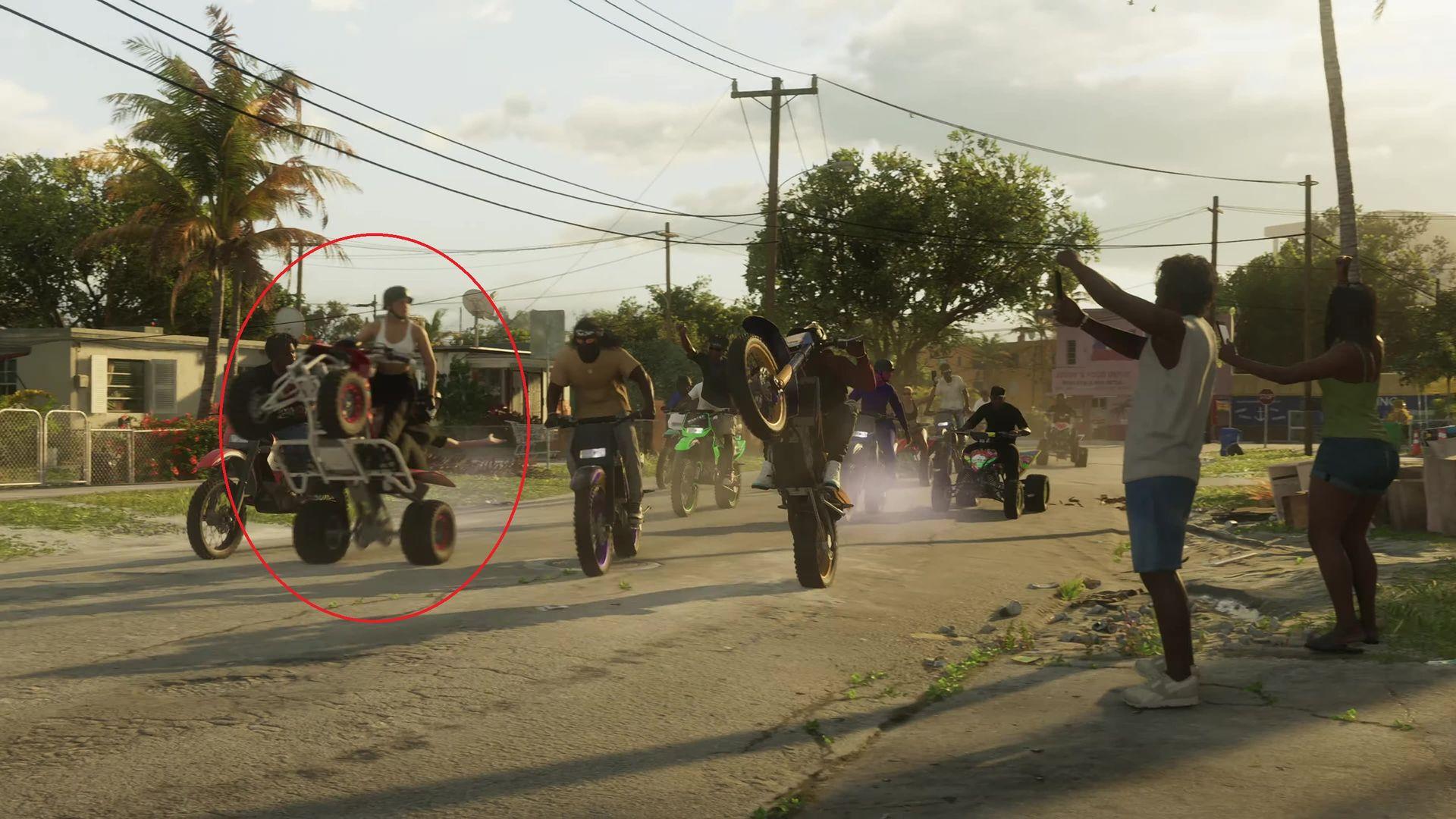 Multiple variants of the Nagasaki Blazer as seen in the first GTA 6 trailer.