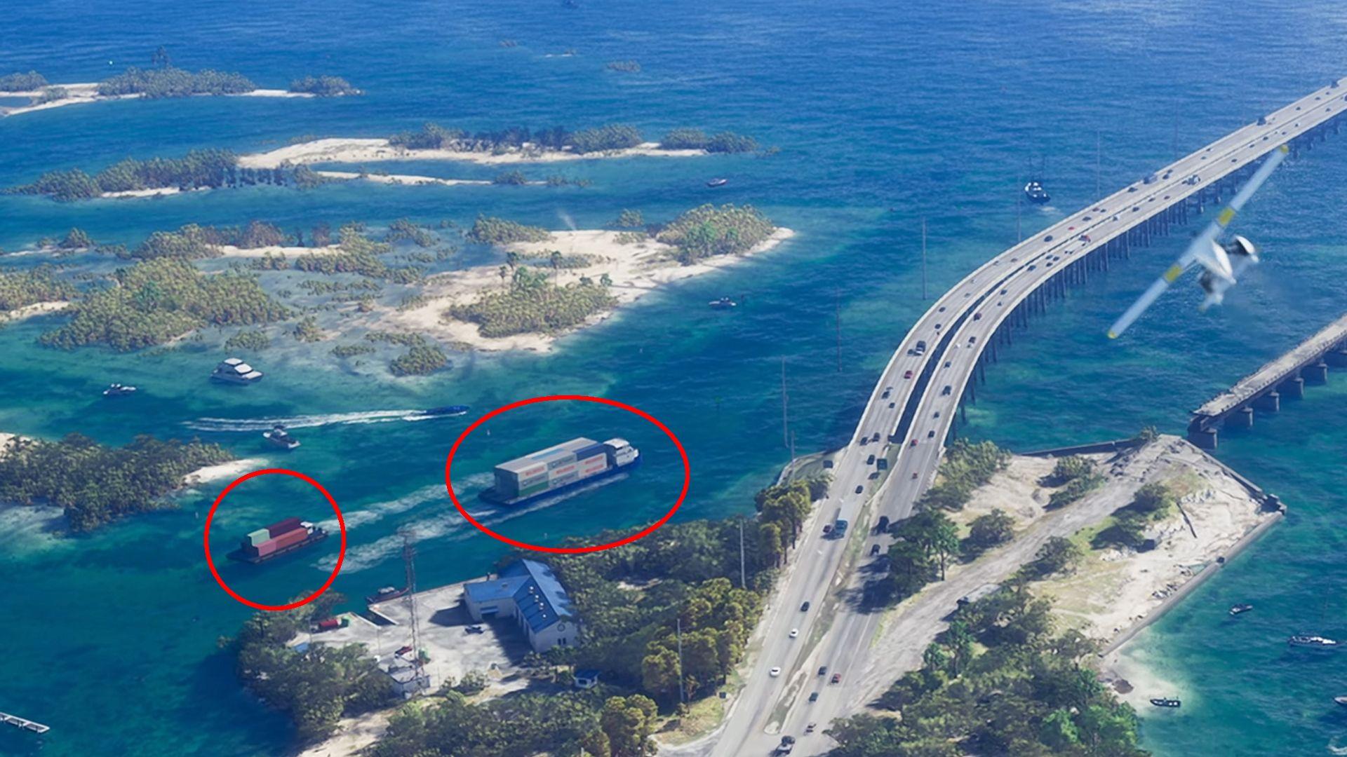 It opens up the possibility that we may be able to hijack these cargo ships or rob them, similar to how we could rob the moving trains in Red Dead Redemption 2.