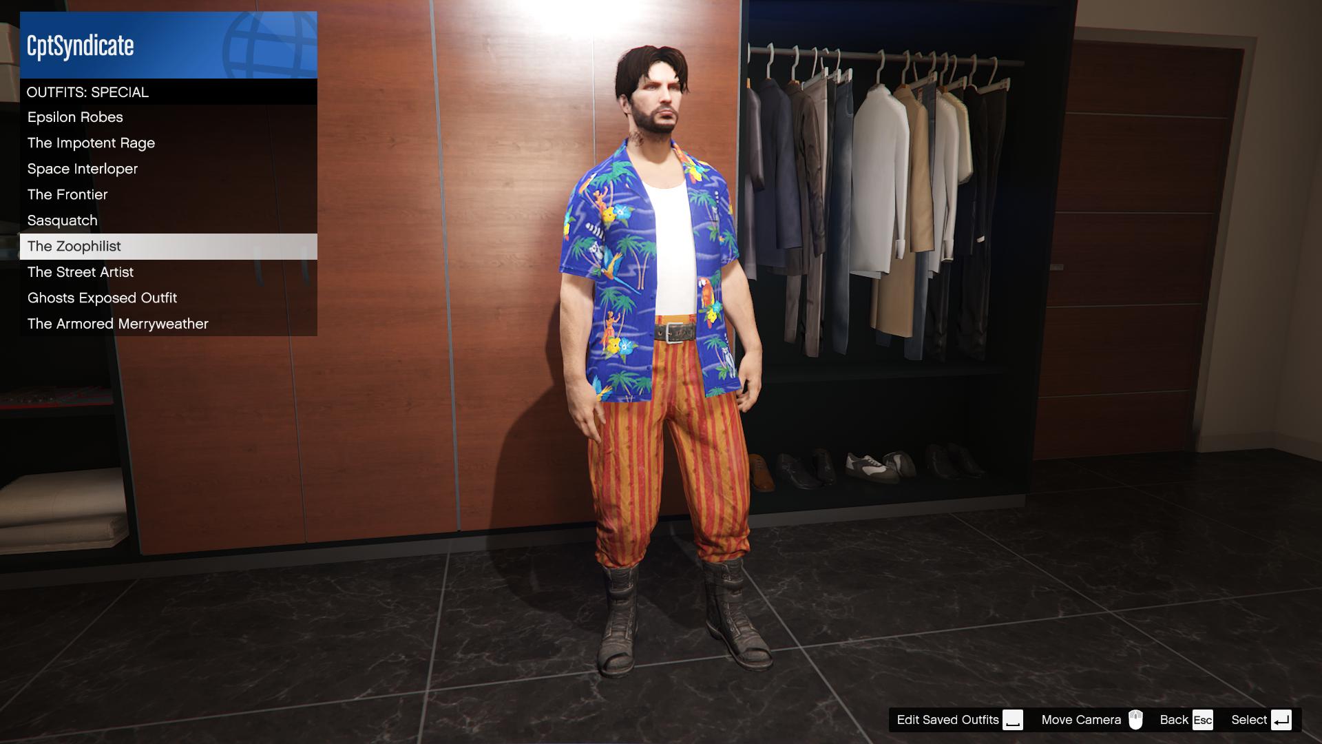 You can find the outfit under the 'Special' category.