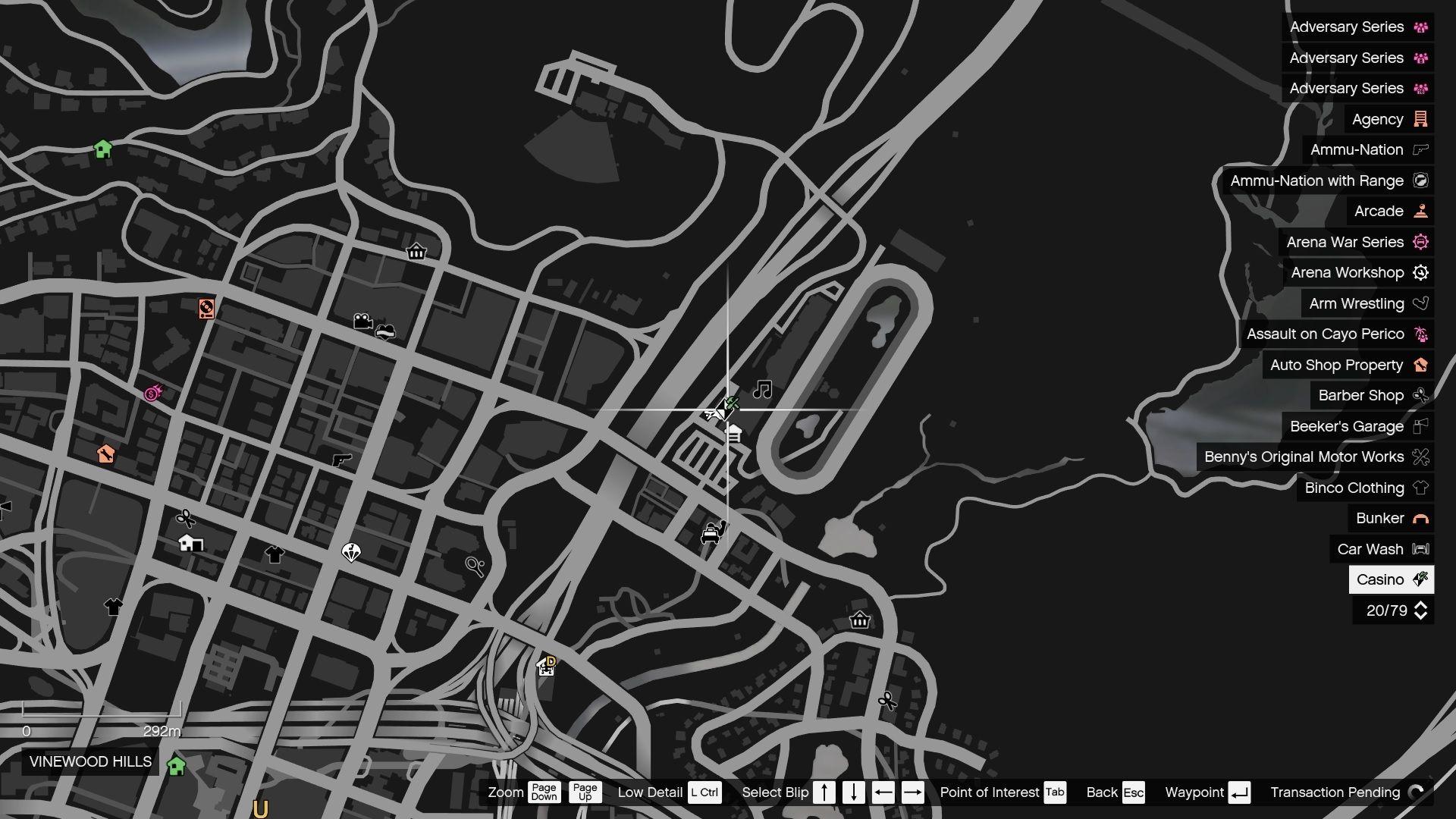 For this task, you must go inside the casino and go to the restroom.