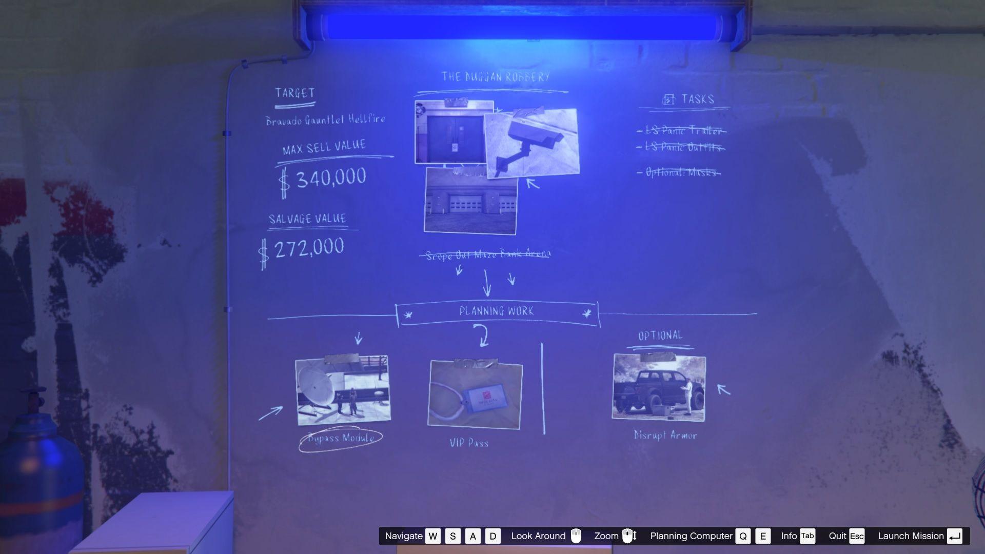 You can start these by using the computer from your Salvage Yard.