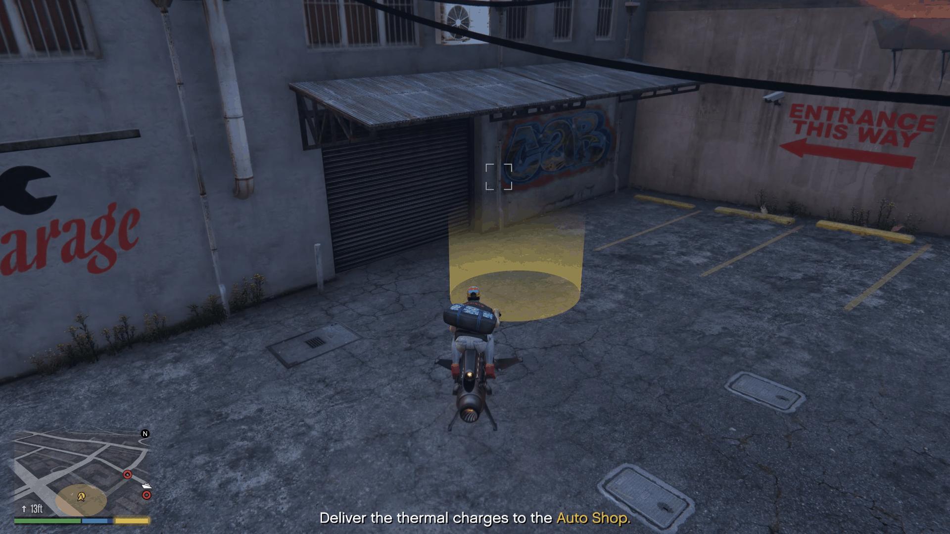 Delivering the charges to the Auto Shop