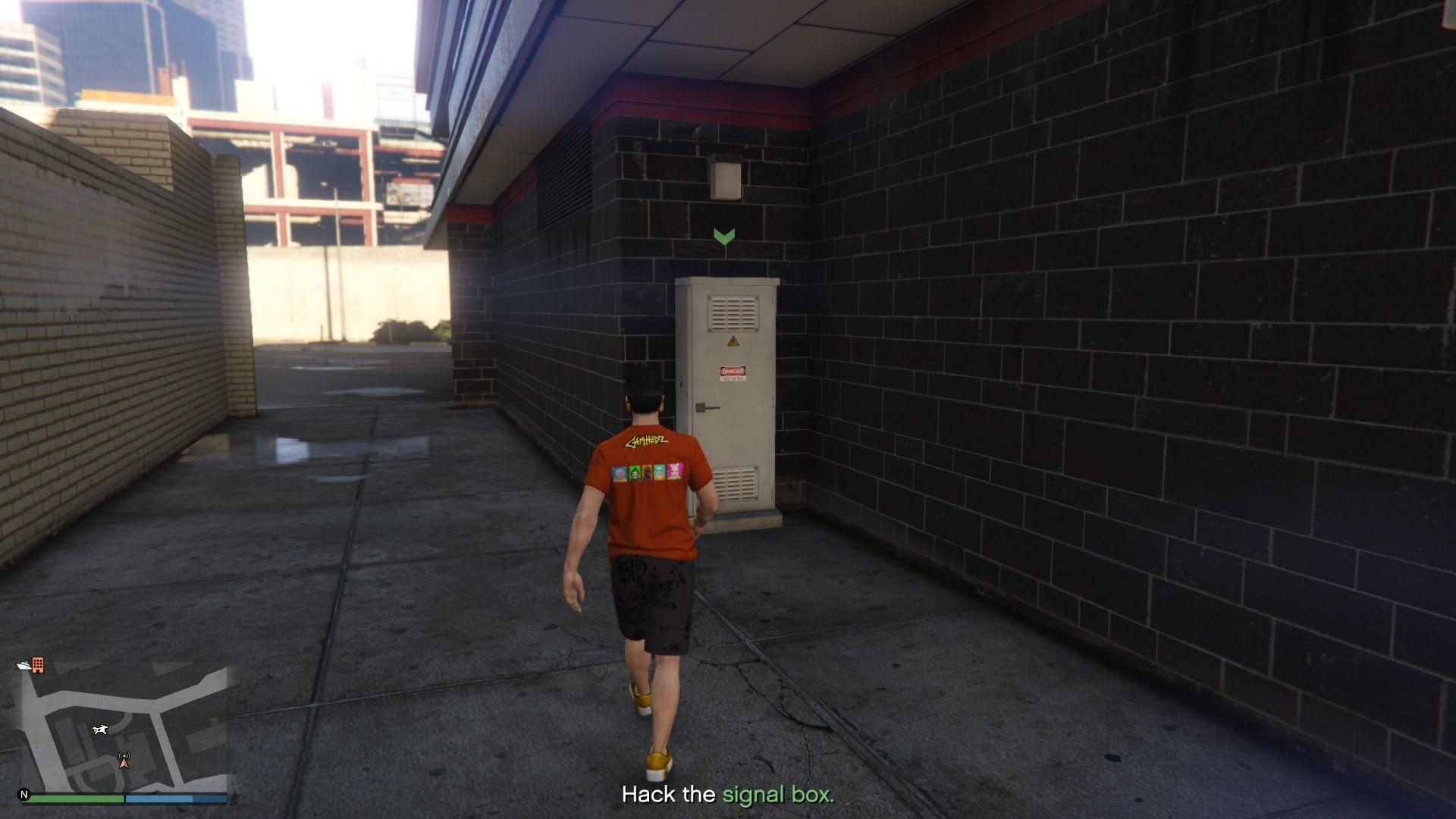 The signal box will automatically be marked on your minimap when you reach the destination.