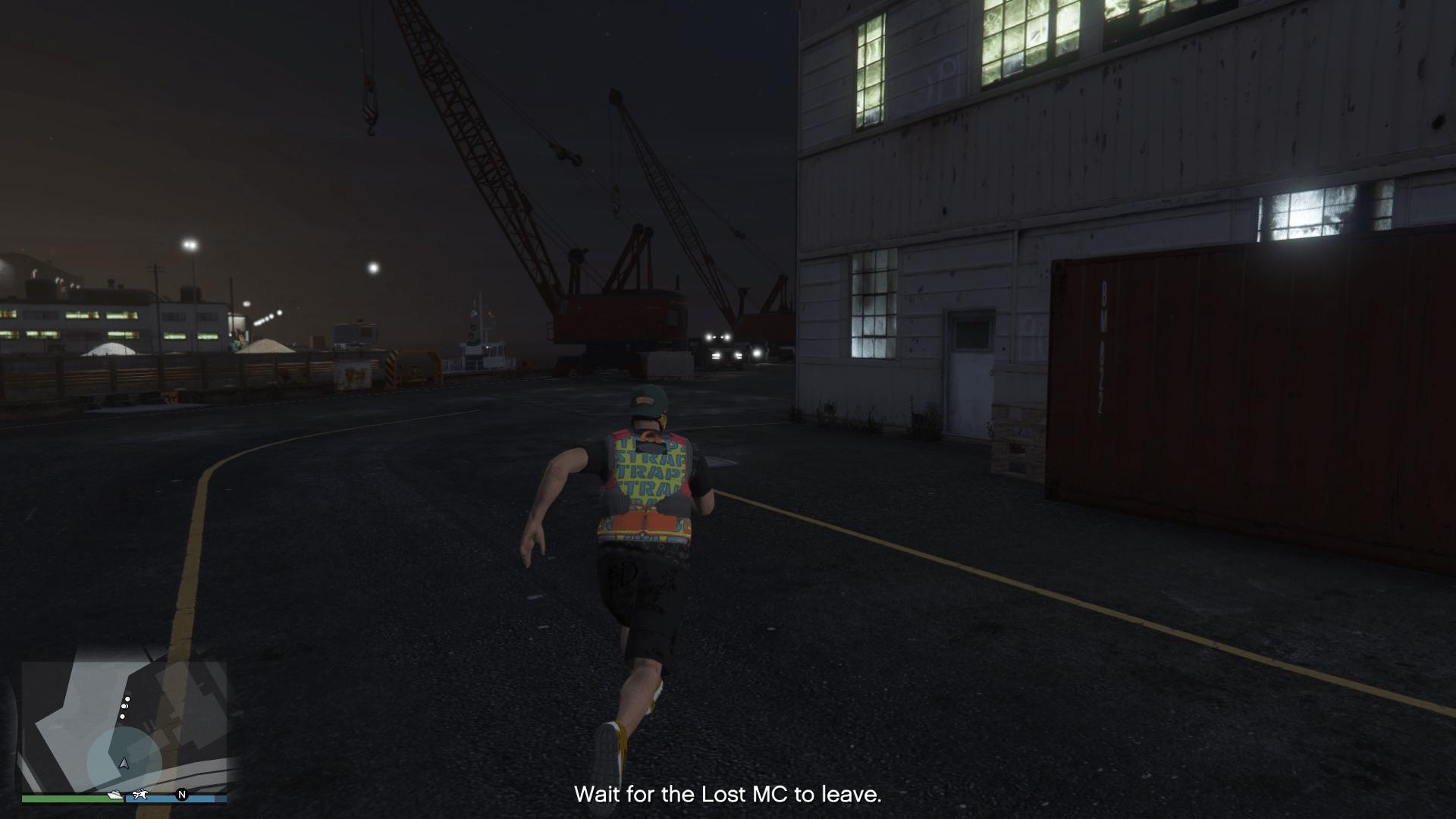 White dots appear on the minimap