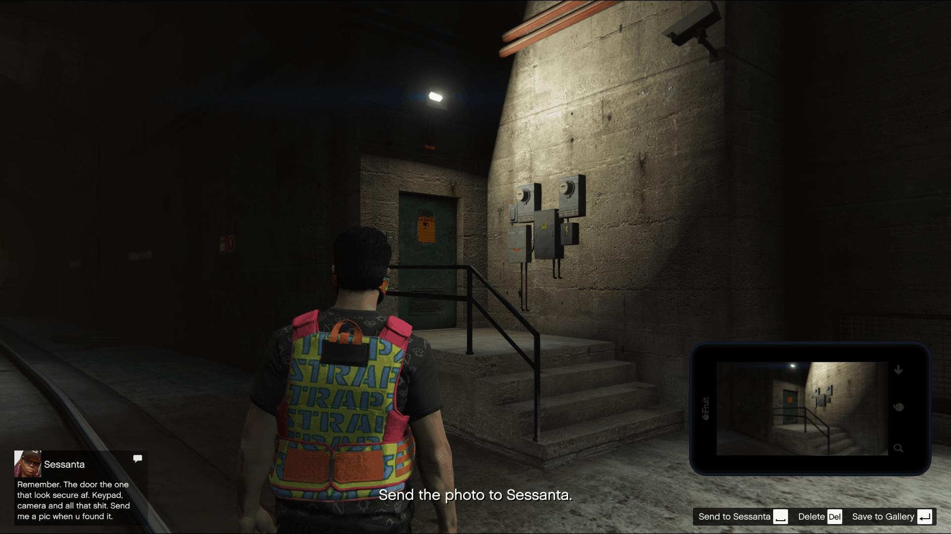 Taking the picture of IAA secret entrance