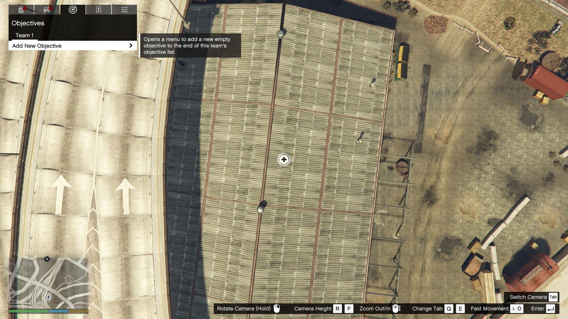 Objectives has its own tab.