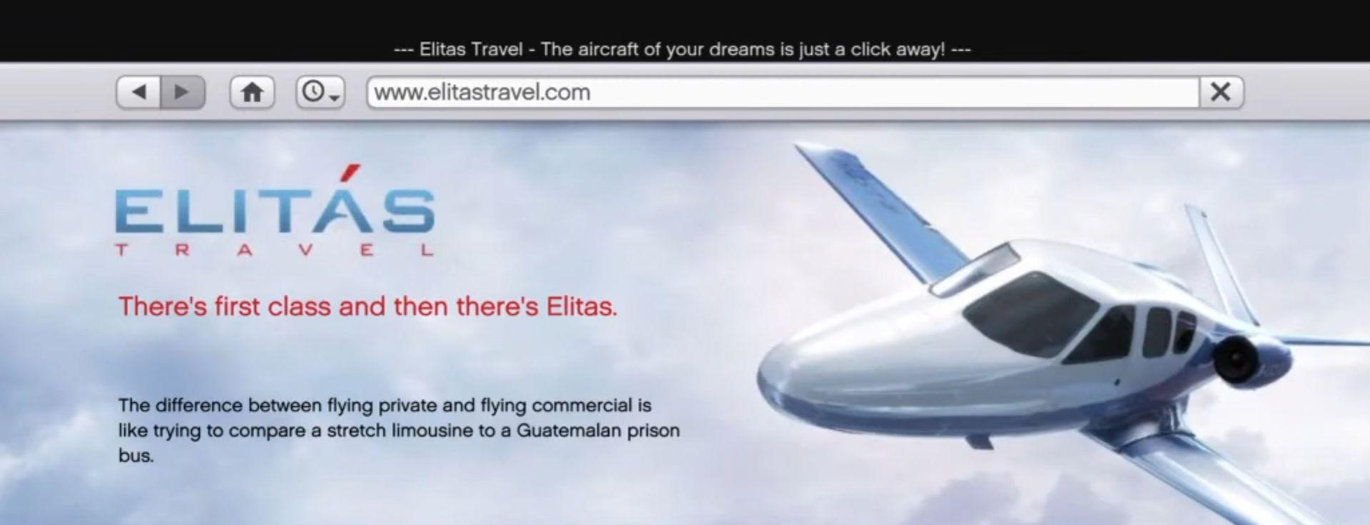 Elitás Travel's in-game location at Los Santos International Airport.