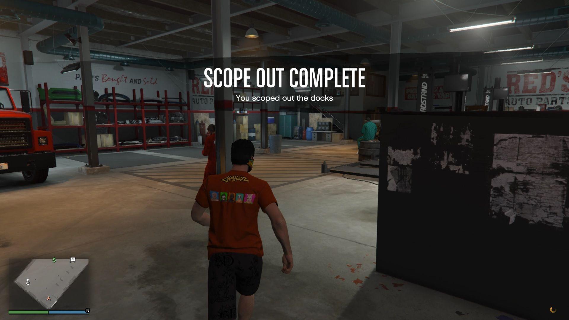 Returning to the Salvage Yard to complete the scope out mission.