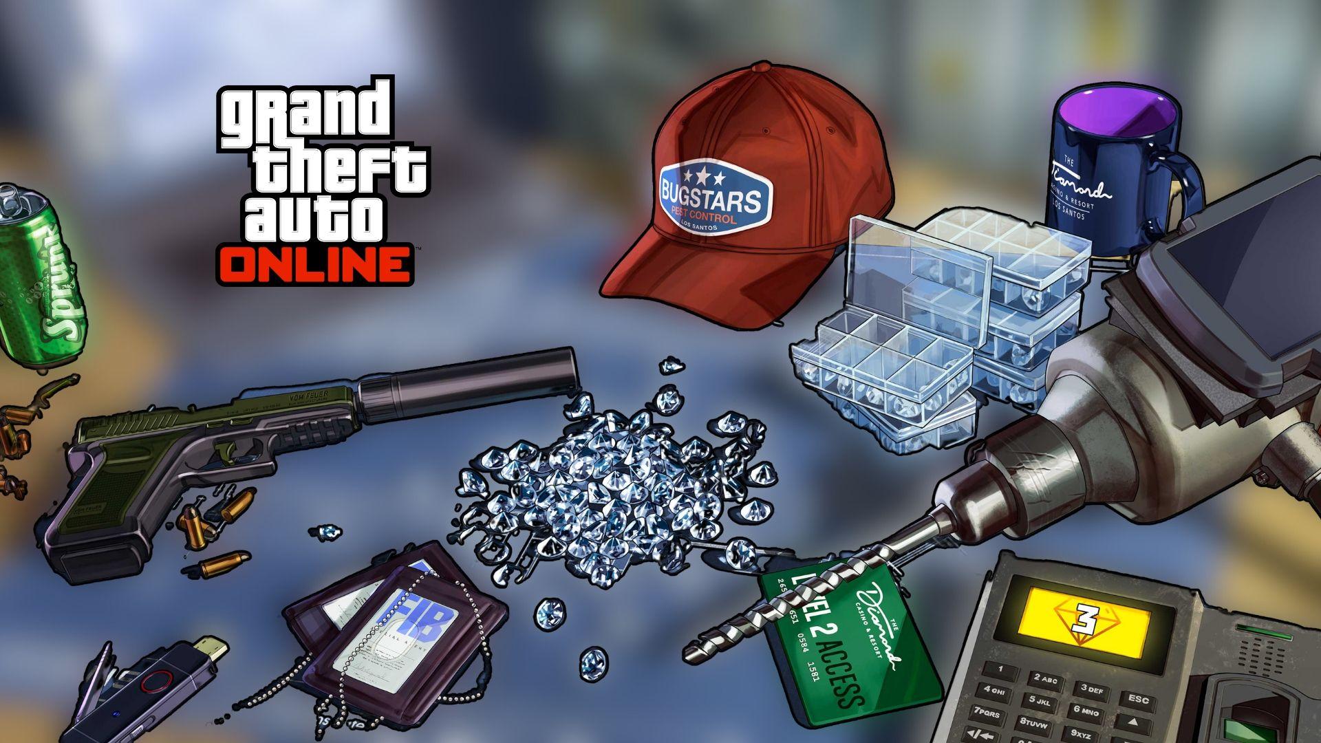 GTA Online: Diamond Casino Heist Guarantees Diamonds This Week + 3X Race Cash & 2X Import/Export!